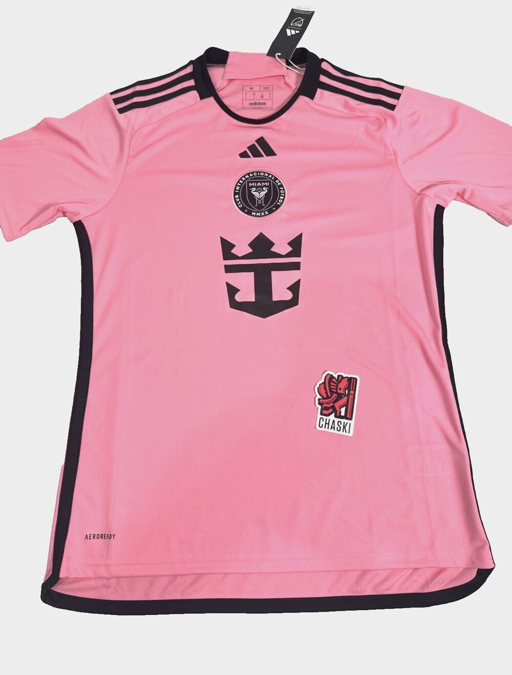 Adidas Inter Miami CF MLS 24/25 Home Pink Soccer Jersey Men's Large IU0190 NEW
